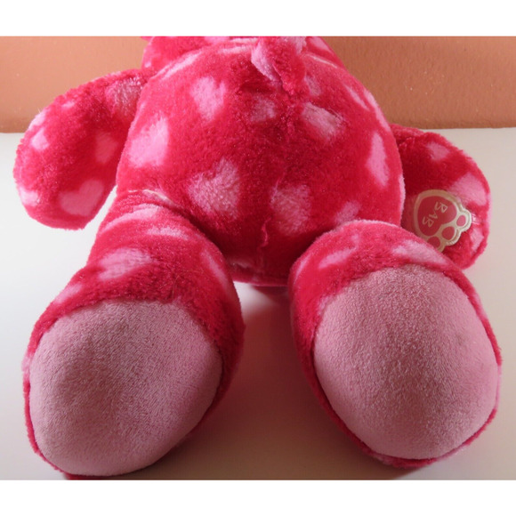 Build a Bear 17" Teddy Bear Red  Hearts Valentine Day 2015 Plush Stuffed Animal - Picture 12 of 14